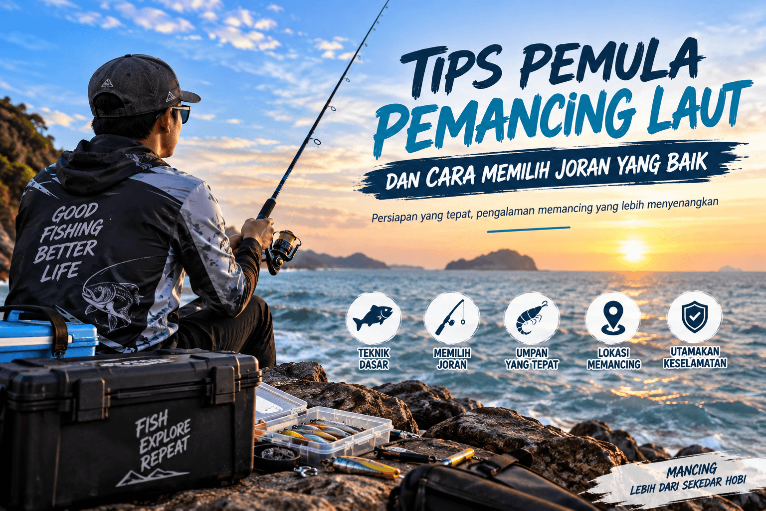 Tips Pemula Pemancing Laut dan Cara Memilih Joran yang Baik